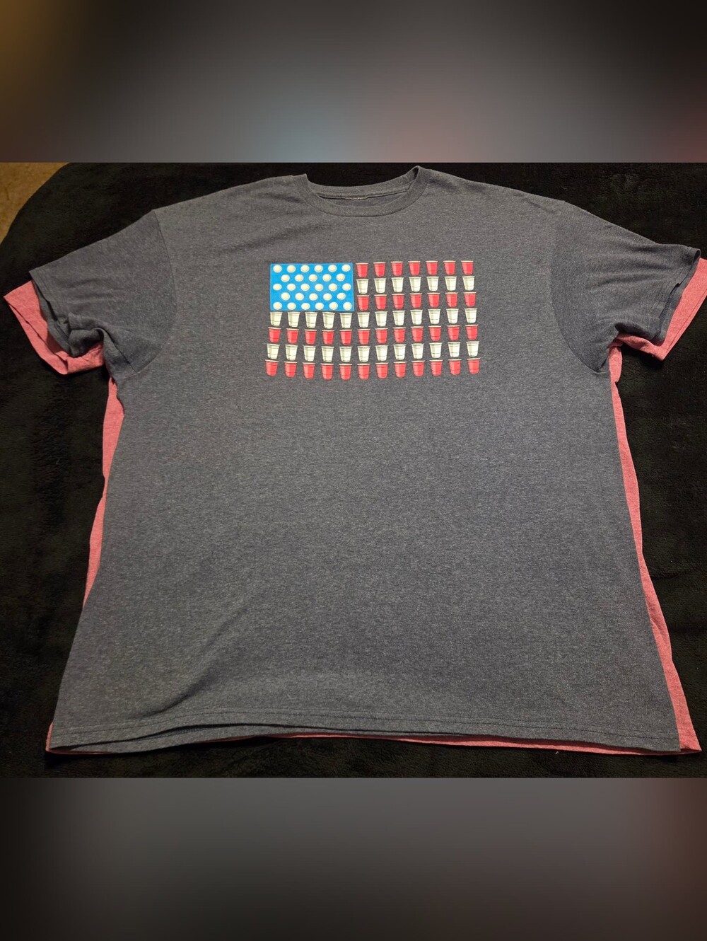 Lot of 2 American Celebration July 4th Graphic Tees Men's 2XL - Picture 4 of 4